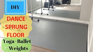 DIY Dance Sprung Floor over carpet | Use it for Dance, Ballet, Yoga, Gym, Weights