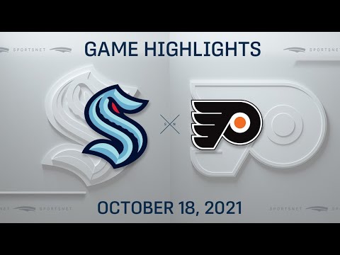 NHL Highlights | Kraken vs. Flyers - Oct. 18, 2021