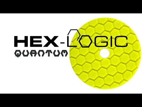 Yellow Quantum Hex-Logic Buffing Pads - Chemical Guys