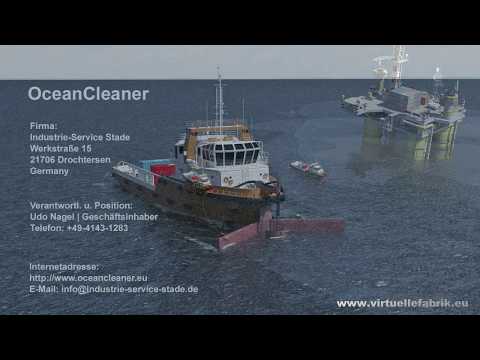 Ocean Cleanup (3D animation)