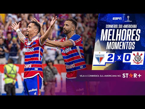 Gols e lances de Fortaleza x Corinthians