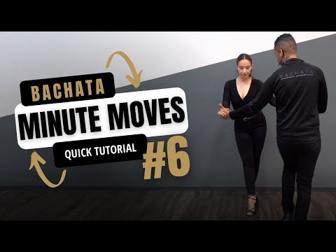 Bachata Minute Moves - Bachata Double Cross Body Lead - Demetrio & Nicole - Bachata Dance Academy