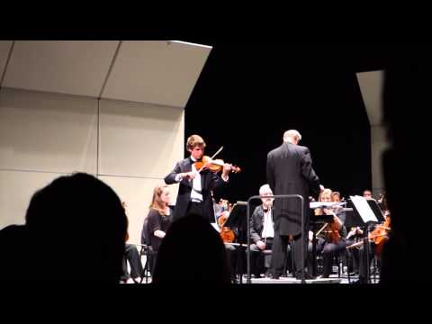 Harrison Whyte Mendelssohn Violin Concerto Nov 2013 with Symphony of the Southwest