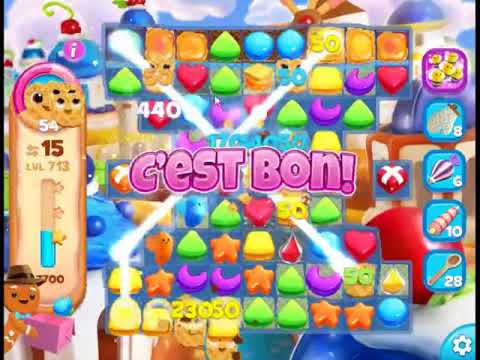 Cookie Jam Blast Level 713 - NO BOOSTERS 🍪 | SKILLGAMING ✔️