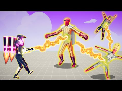 AIR DEFENDER NEON SOLDIER - SPREAD ELECTRIC SHOCK | TABS - Totally Accurate Battle Simulator