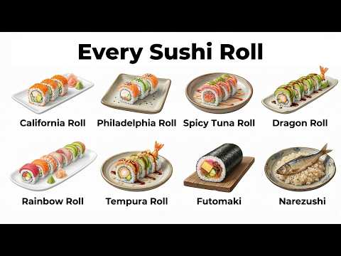 Every Sushi Explained in 8 Minutes