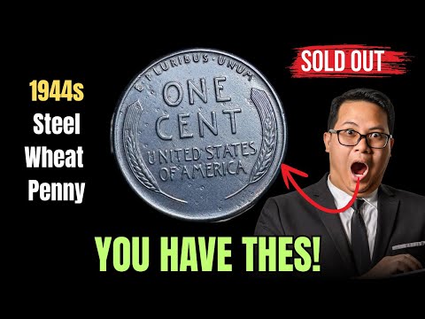 1944s Steel Wheat Pennies Worth Money! Rare & Valuable Lincoln Cents to Look For!!