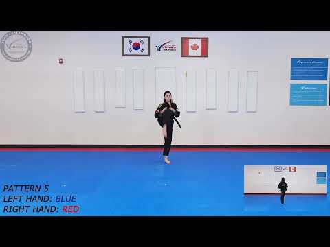 Taekwondo Pattern 5 Poomsae 태극5장