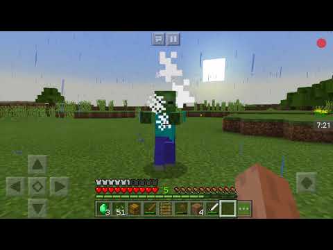 UNO ZOMBIE A CERCATO DI ROMPERMI LA PORTA! La Mia Casa su Minecraft #2