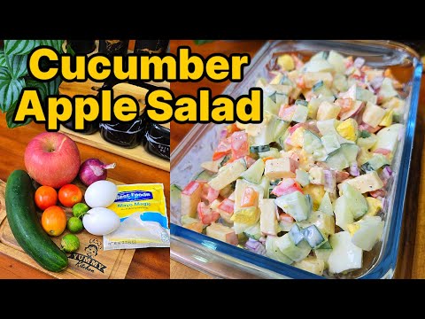 Cucumber Apple Salad – Cool & Healthy Filipino Cucumber Salad !!!
