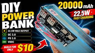 I Built a 20Ah LiFePO4 Power Bank for Only $10!