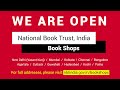 We Are Open Book Shops Of National Book Trust India Are Open Across The Country