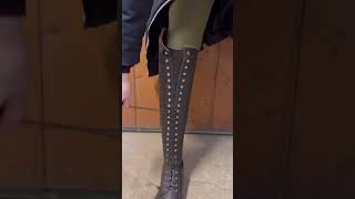 Vysoké boty Portland Polo - širší