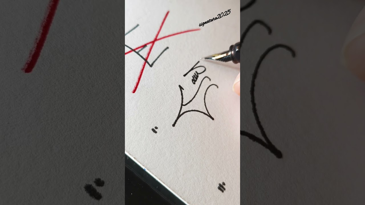 How to learn your signature?(E)❤️