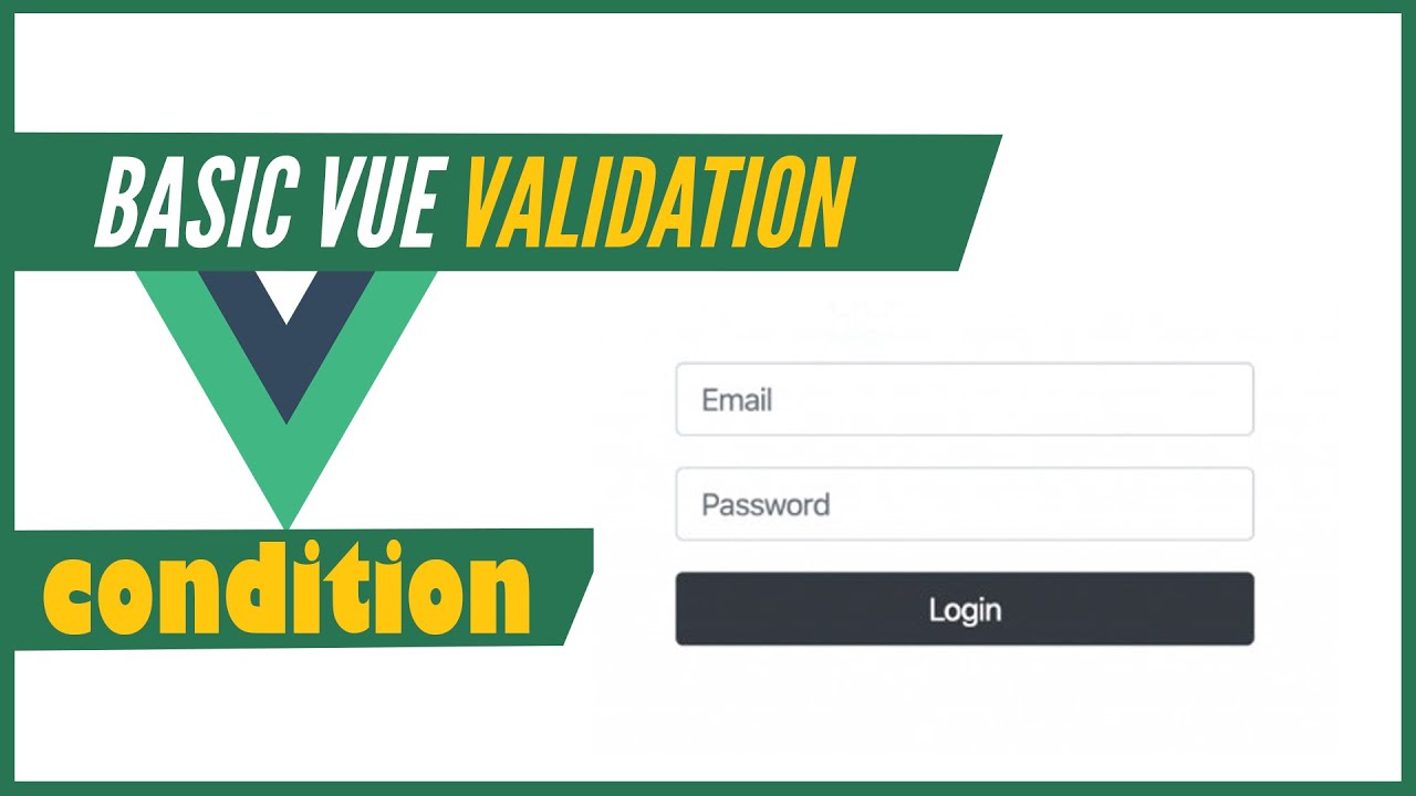 Basic Vue Validation | v-model | Vue composition API