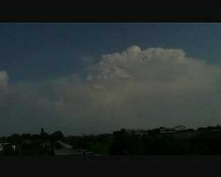 Timelapse passing storm