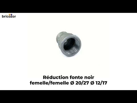Réduction fonte femelle / femelle noire - référence 240 CODITAL