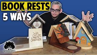 Making Book Rests 5 Different Ways!  Easy Woodworking Projects