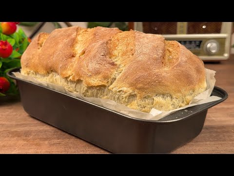 4-Ingredient No-Knead Sandwich Loaf: The Steam Trick for a Crispy Crust That Stays Soft for Days