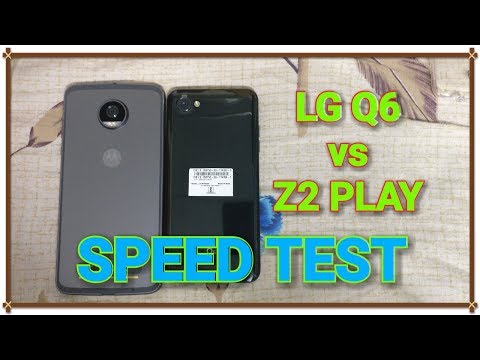 LG Q6 vs Moto Z2 Play - Speed Test and Multi Tasking