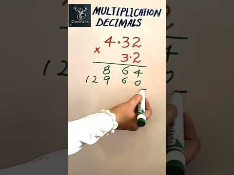 Multiply Decimals DeerMaths #multiply #decimal #maths