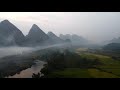 遇山乡舍：阳朔民宿旅行之骑行看山水与那金色的稻田