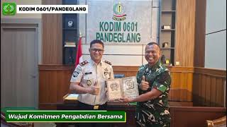 Silaturahmi Kepala Rutan Kelas IIB Pandeglang ke Komandan Kodim 0601/Pandeglang, Perkuat Sinergi Antarinstansi