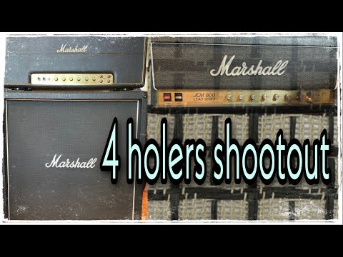 Marshall (4 holers) shootout-JMP (1975) vs JCM 800 (1984)