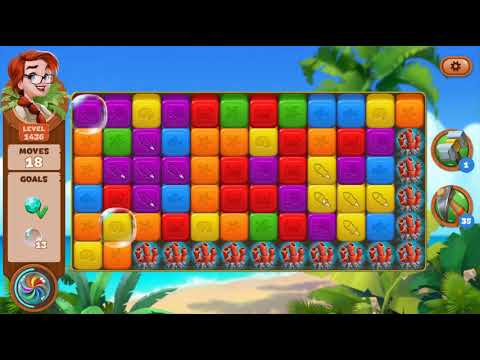 Lost Island Blast Adventure Level 1436 NO BOOSTERS - A S GAMING