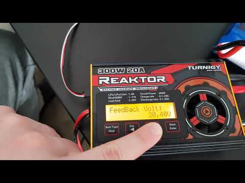 Turnigy Reaktor 20A 300W - Input Volt too low while charging