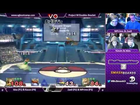 McSmashter 3 - Idea & Kason (Zelda/Fox) vs. Zax0 & MPrime (Zelda/Falco)