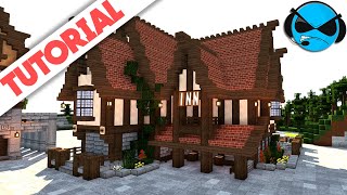 Minecraft: How to Build a Large Medieval Inn/Tavern Tutorial