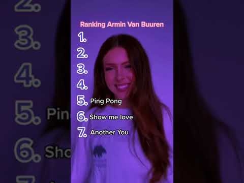 What is your favorite track by Armin van Buuren 🧐