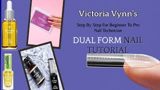 Dual form nail extension by Victoria Vynn