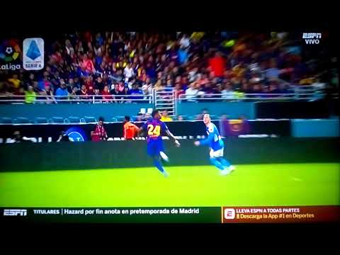 Autogol de Samuel Umtiti Barcelona 1-1 Nápoli