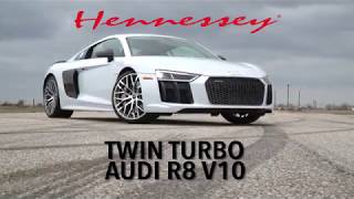 Audi R8 V10 Twin Turbo Test Drive with John Hennessey