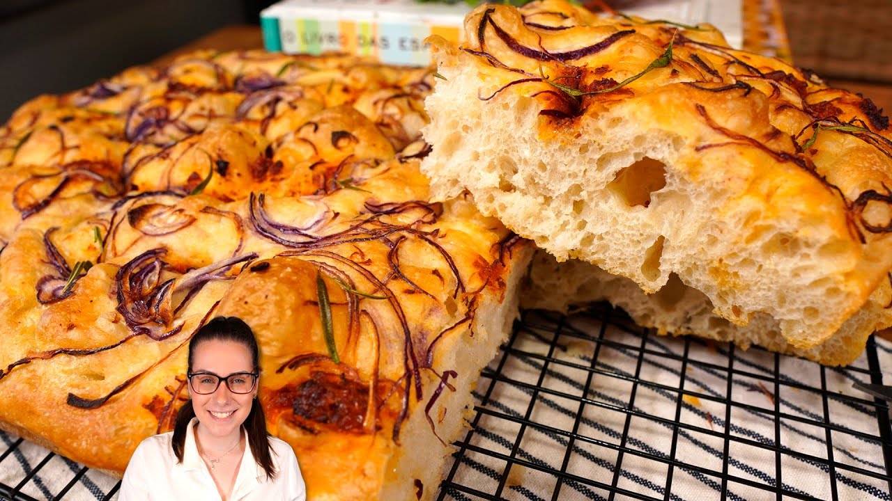 MUITO FÁCIL E NÃO PRECISA SOVAR, FOCACCIA, MINHA FAVORITA!
