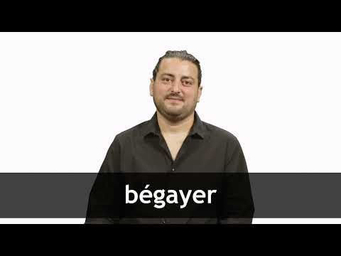 English Translation of “BÉGAYER” | Collins French-English Dictionary