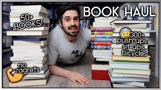 Doing 5 Push Ups For Every Book I Haul To Teach Myself Some Self Control 😅💪🏼 [AD]