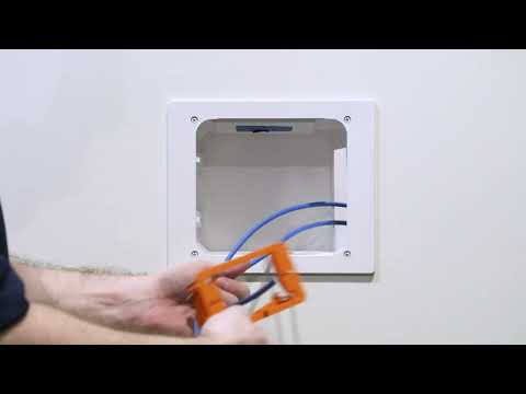 47617-REB - Recessed Entertainment Box with Low Profile Frame