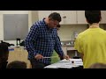 Mark Sherman working  with BAK School Percussion Ensemble