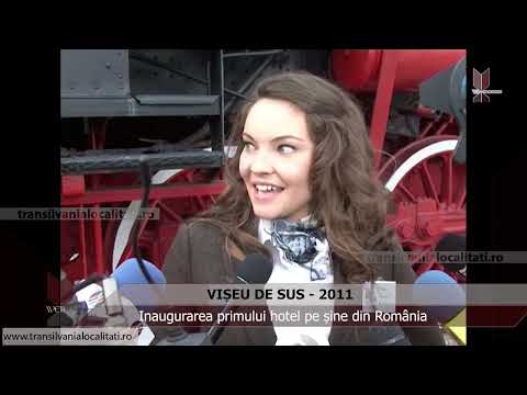 VIȘEU DE SUS (2011) - Inaugurarea primului hotel-restaurant pe șine din România