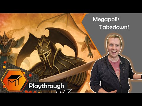 Mage Knight Board Game | Solo Conquest | Megapolis Takedown! | Playthrough