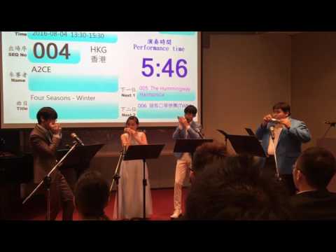 The four seasons - winter, harmonica quartet