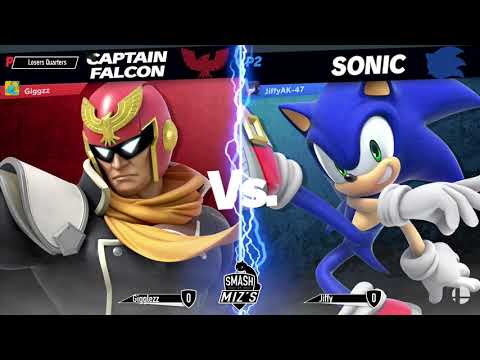 Smash @ Miz's WiFi 21 - Gigglezz (Captain Falcon) vs. Jiffy (Sonic) Losers Quarters