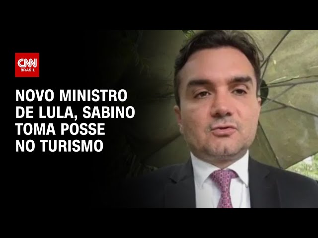 Novo ministro de Lula, Sabino toma posse no Turismo | CNN 360º