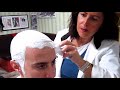 💈 Old school Barber Girl - Head shave with massage and hot towel - ASMR sounds 💈 Old school Barber Girl - Head shave with massage and hot towel - ASMR sounds