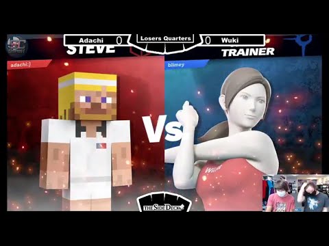 The Side Deck Smash #67 - Adachi (Steve) VS Wuki (Wii Fit Trainer) - SSBU Losers Quarters
