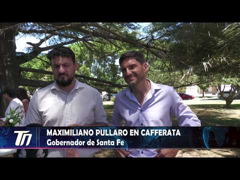 MAXIMILIANO PULLARO - GOBERNADOR DE SANTA FE  EN CAFFERATA.