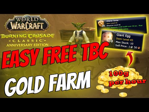 Easy Semi AFK Gold Farm in WoW TBC Anniversary